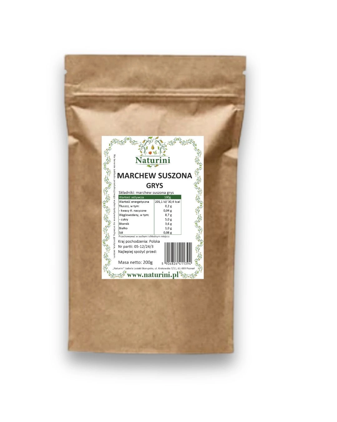 marchew doypack Naturini